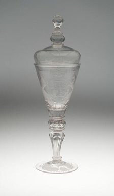 Goblet with Cover, Germany, c. 1750. Creator: Unknown.