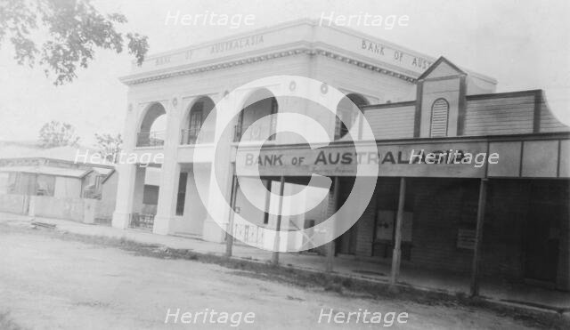 Bank of Australasia, Lake Street, Cairns, Queensland, 1935. Creator: Jack Bain.