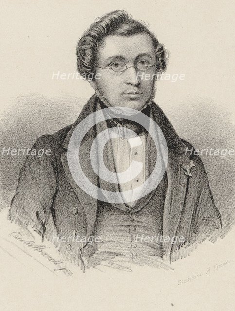 Portrait of the composer Adolphe Adam (1803-1856).