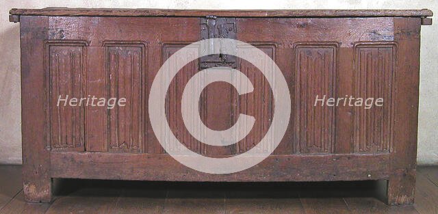 Chest, French or South Netherlandish, 15th century. Creator: Unknown.