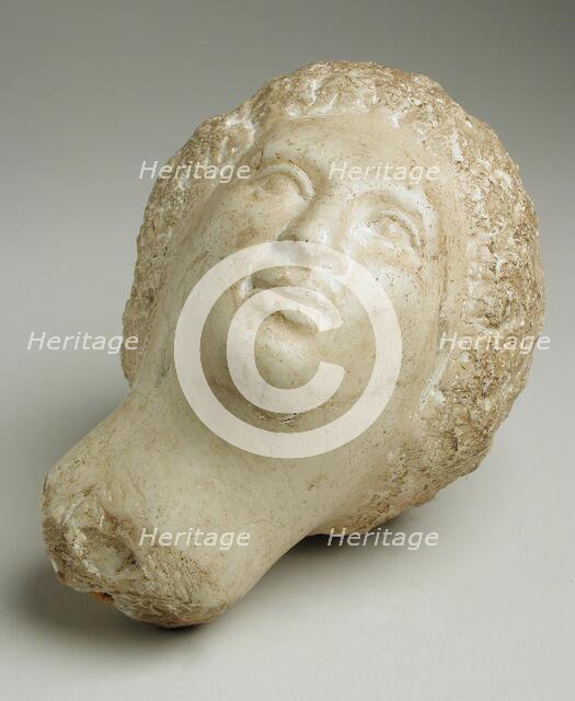 Female Head, Greco-Roman Period (305 BCE-641 CE). Creator: Unknown.