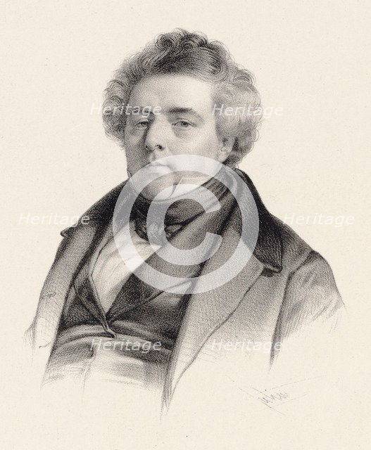Portrait of the opera singer Luigi Lablache (1794-1858) , 1841.