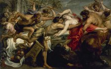 The Abduction of Hippodamia, or Lapiths and Centaurs, 1636-1637. Creator: Peter Paul Rubens.
