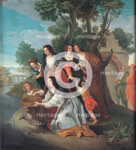 The Vestal Tuccia, Second Half of the 18th cen.. Artist: Corvi, Domenico (1721-1803)