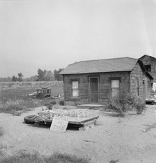 Home of better type in shacktown, south of fairgrounds, Yakima, Washington, 1939. Creator: Dorothea Lange.