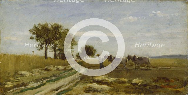 Fields, 1862. Creator: Charles Francois Daubigny.