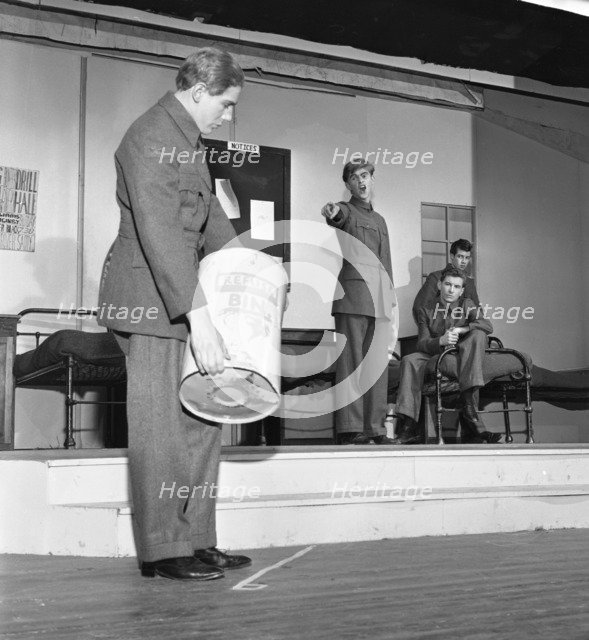 A scene from the Terence Rattigan play, Ross, Worksop College, Nottinghamshire, 1963.  Artist: Michael Walters