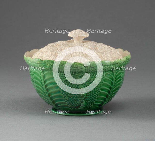 Sugar Bowl, Staffordshire, 1765/80. Creator: Staffordshire Potteries.