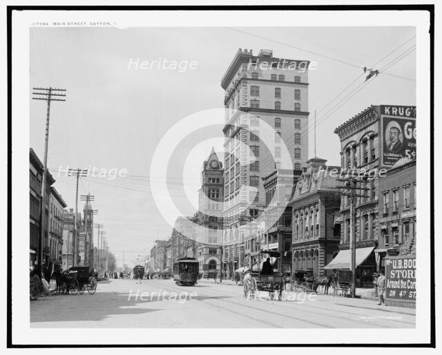 Main Street, Dayton, Ohio, c1904. Creator: Unknown.