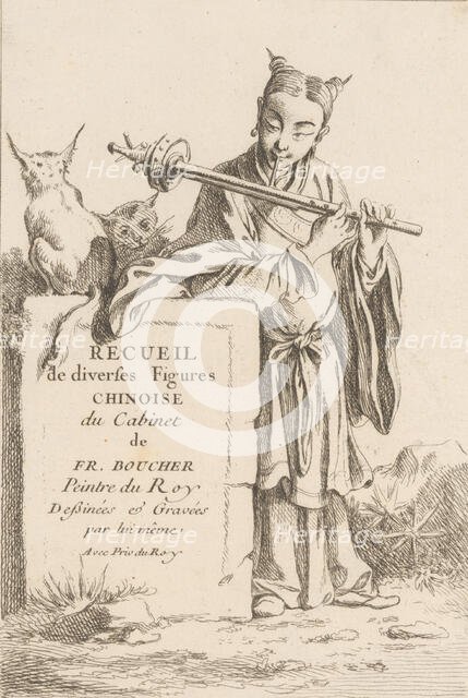 Collection of Diverse Chinese Figures, 1738-45. Creator: Francois Boucher.