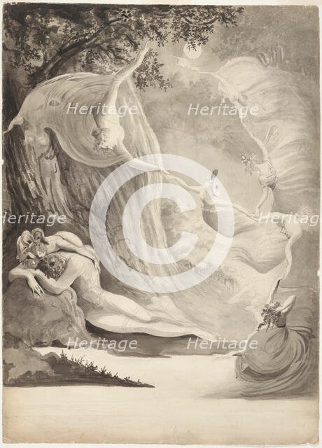 The Shepherd's Dream, c.1820. Creator: Georgina North.