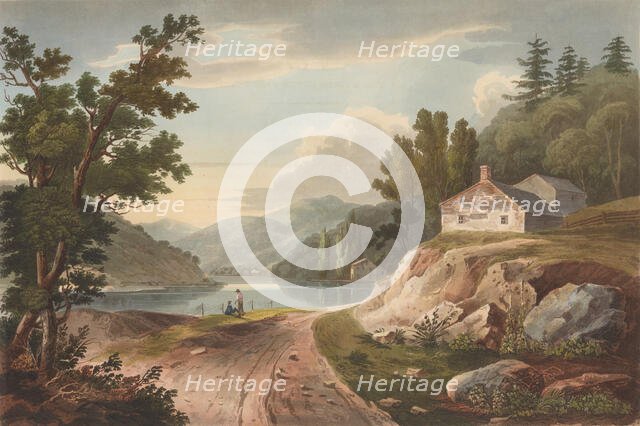View Near Fishkill (No. 17 of The Hudson River Portfolio), 1823-24. Creator: John Hill.