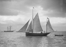 Yawl and tender, 1912. Creator: Kirk & Sons of Cowes.