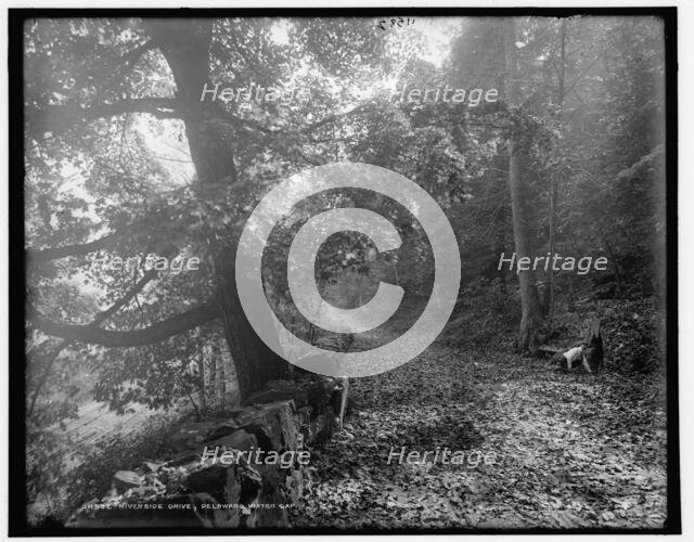 Riverside drive, Delaware Water Gap, c1900. Creator: Unknown.