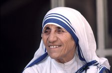 Mother Teresa, called 'Teresa from Calcuta' (Agres Gonxa Bojaxhiu). (1910-1997), Nobel Peace Priz…