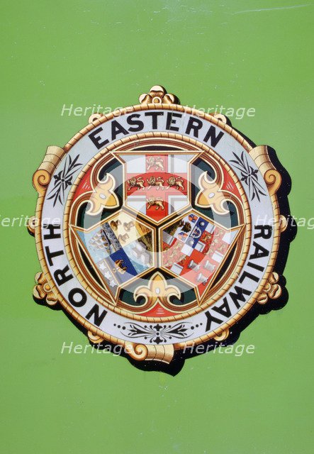 North Eastern Railway plaque, National Railway Museum, York, North Yorkshire. Artist: Tony Evans