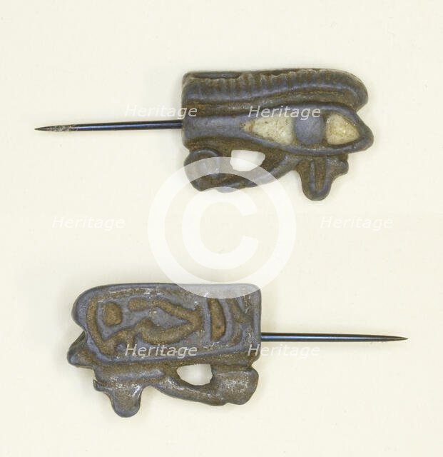 Eye of Horus (Wedjat) Amulet, Egypt, New Kingdom, Dynasty 18, reign of Amenhotep III... Creator: Unknown.