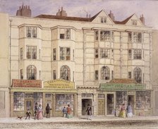 Aldersgate Street, London, (1851?) Artist: Thomas Hosmer Shepherd