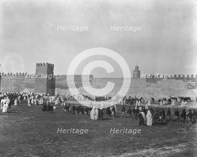 Travel views of Morocco, 1904. Creator: Arnold Genthe.