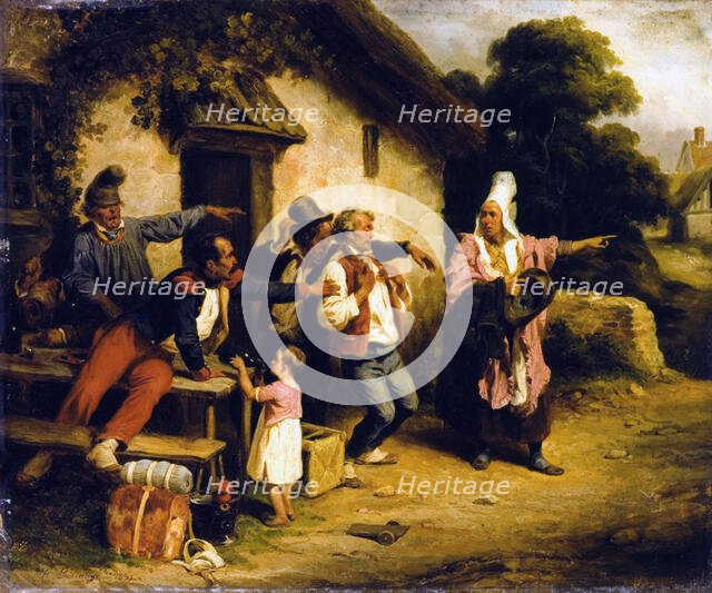 The Drunkard, 1837.  Creator: Hippolyte Bellangé.