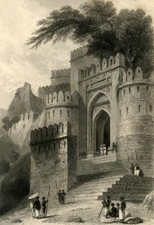 'The Kulnhuttea Gate, Rotas Gur', 1835. Creator: William Daniell.