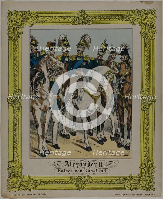 Alexander II, Emperor of Russia, n.d. Creators: Unknown, Gustav Kuhn.