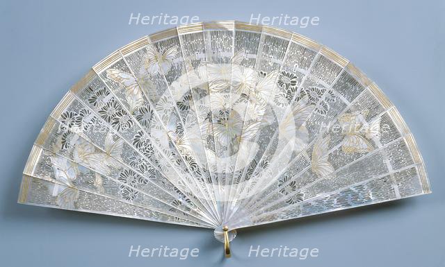 Fan, c. 1900. Creator: René Lalique (French, 1860-1945).