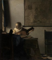 Young Woman with a Lute, ca. 1662-63. Creator: Jan Vermeer.