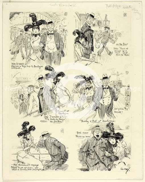 Arry and Arriet, n.d. Creator: Philip William May.