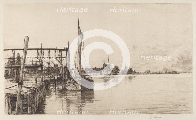 Connecticut River, 1885. Creator: Charles A Platt.