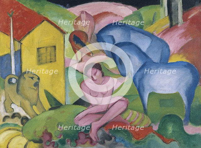 The Dream, 1912. Artist: Marc, Franz (1880-1916)