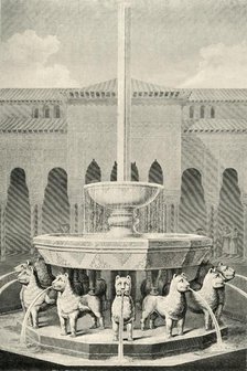 'Elevation of the Fountain of the Lions', 19th century, (1907). Creator: Unknown.