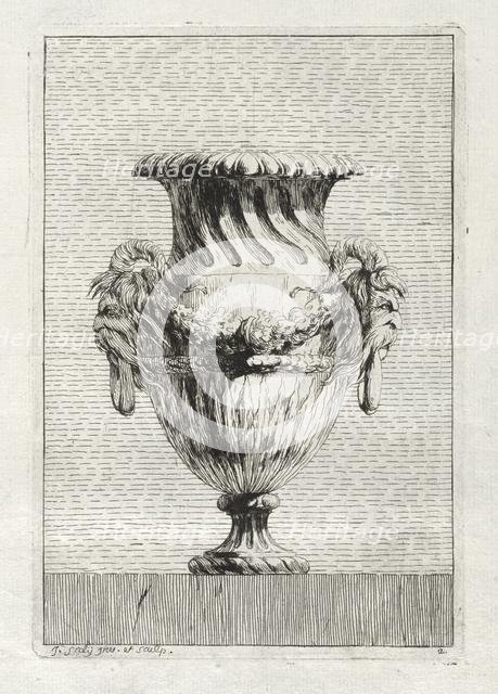 Suite of Vases: Plate 2, 1746. Creator: Jacques François Saly (French, 1717-1776).