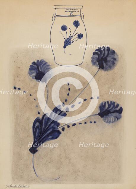 Churn, c. 1936. Creator: Yolande Delasser.