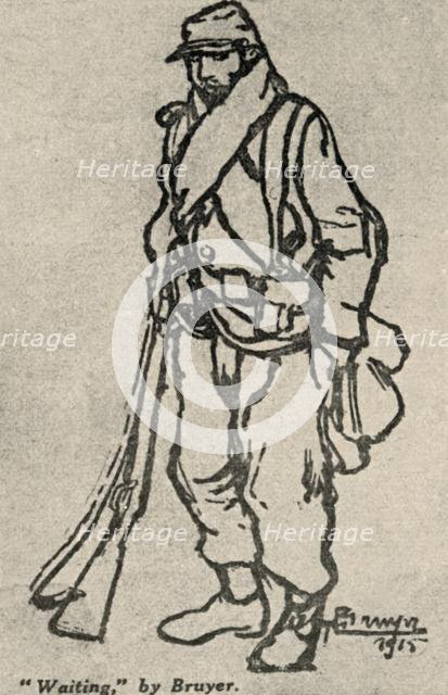 'Waiting', 1915, (1924). Creator: Bruyer.