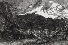 The Weary Ploughman, 1858. Artist: Samuel Palmer.