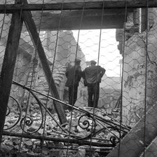 Demolition site, London, 1960-1965. Artist: John Gay