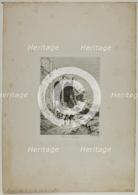 Gate of Orvieto, n.d. Creator: Gustav Friedrich Papperitz.