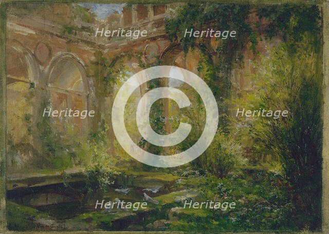 Ruins of the Court of Audit: entertainment room, c1875. Creator: Jean Baptiste Edmond Allouard.