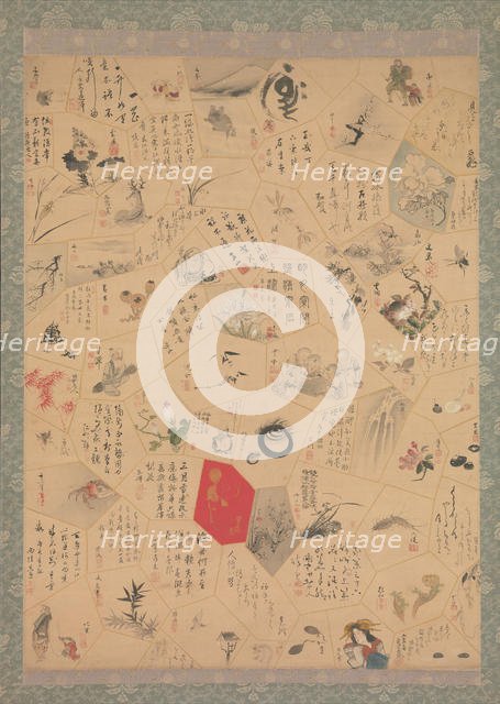 Miscellaneous Paintings and Calligraphy for the Third Year of the Bunsei Era, 1820. Creator: Tani Buncho.