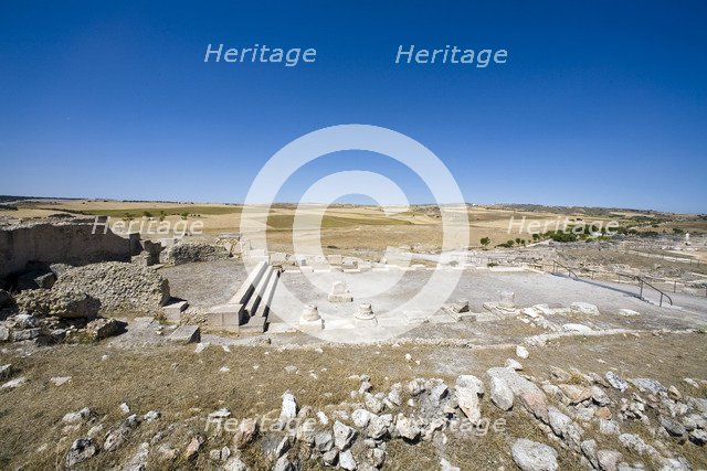 A temple in Segobriga, Spain, 2007. Artist: Samuel Magal