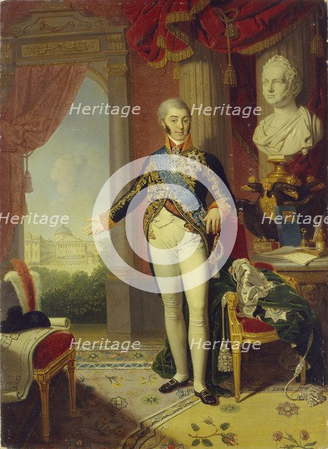 Portrait of Count Nikolai Petrovich Sheremetev (1751-1809), 1819. Artist: Borovikovsky, Vladimir Lukich (1757-1825)