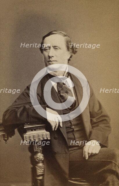 Portrait of the composer William Sterndale Bennett (1816-1875), c. 1874. Creator: Anonymous.