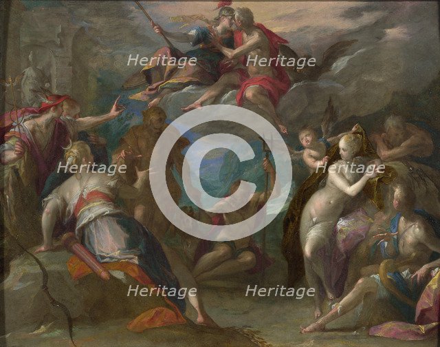 The Amazement of the Gods, 1590s. Artist: Aachen, Hans von (1552-1615)