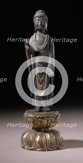 Standing Buddha, Late 7th-8th century. Creator: Unknown.