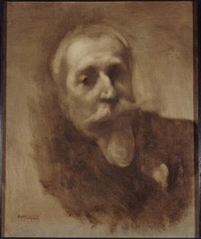 Portrait of Anatole France (1844-1924), writer, c1900. Creator: Eugene Carriere.
