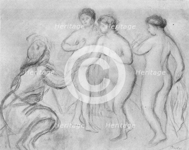 'Judgment of Paris' c1913. Artist: Edgar Degas.