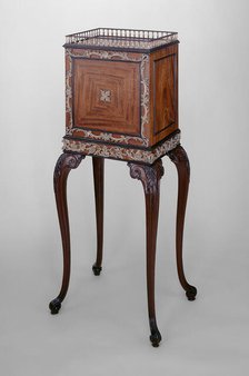 Cabinet on Stand, England, c. 1760. Creator: William Vile.