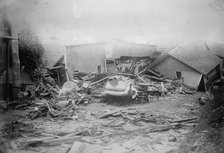 Austin/Dam Flood, wreck of School House, between c1910 and c1915. Creator: Bain News Service.