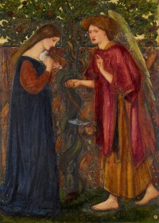 The Annunciation, mid-late 19th century. Creator: Sir Edward Coley Burne-Jones.